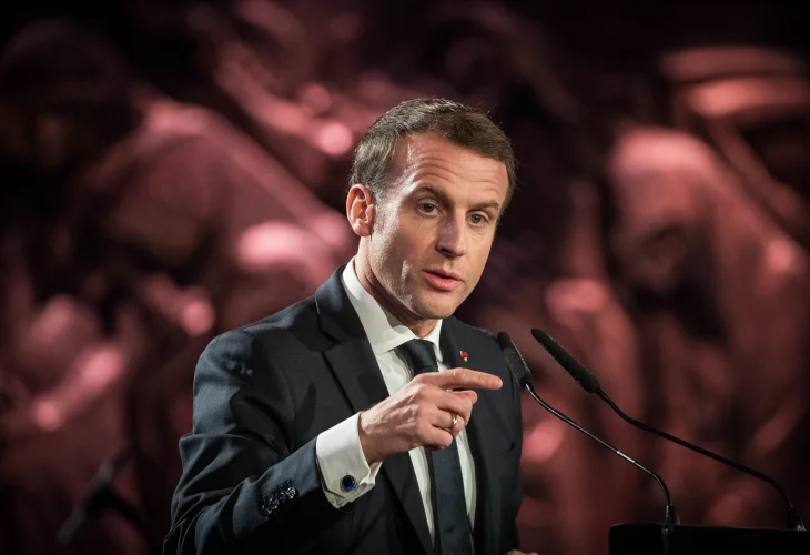 מקרון (צילום: יהונתן סינדל, פלאש90)