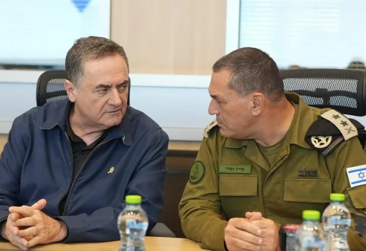 זמיר וכ"ץ (צילום: אלעד מלכה, משרד הביטחון)