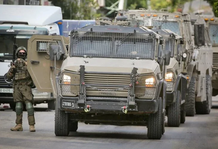 פעילות כוחות צה"ל היום בשכם (צילום: פלאש90)