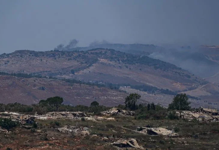 תקיפה בדרום לבנון (צילום: אייל מרגולין, פלאש90)