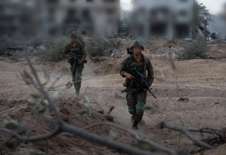 לוחמי צה״ל ברצועת עזה (צילום: דובר צה״ל)