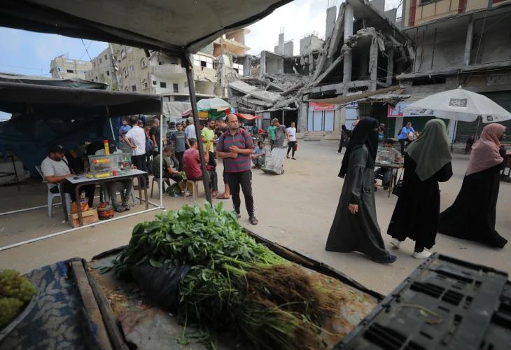 רצועת עזה (צילום: עלי חסן, פלאש90)