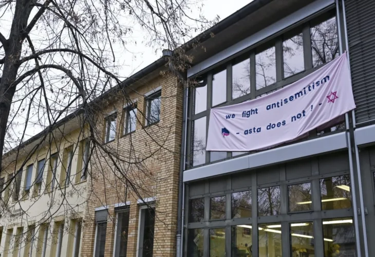 סטודנטים מתבצרים באוניברסיטה (צילום: שימוש לפי סעיף 27א׳)