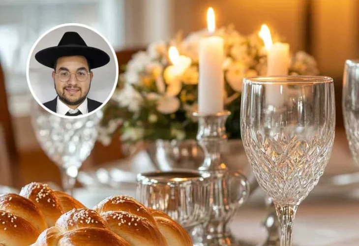 בעיגול: הרב בן סדיקלר, מחבר הספר "וראיתם את השבת"