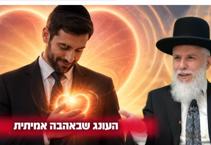 העונג שבאהבה אמיתית: השיעור השבועי של הרה"ג זמיר כהן