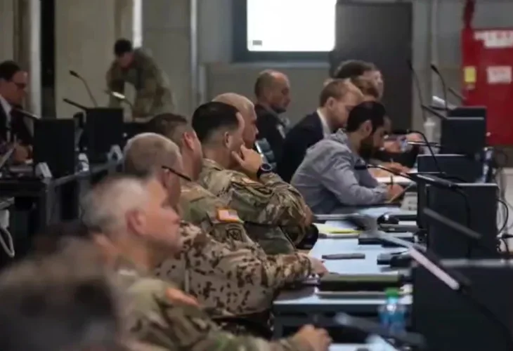 המפקדהה האמריקנית בקריית גת (צילום: צבא ארה״ב)