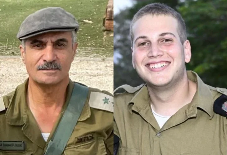 סמל אורן הרשקו וסא"ל (מיל') יצחק הרוש. הי"ד (צילום: דובר צה"ל)