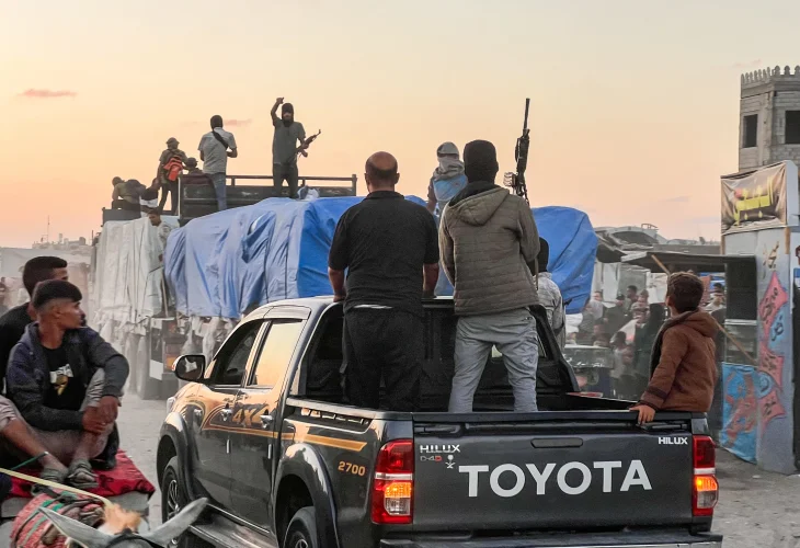 חמושים ברצועת עזה (צילום: סעד מוחמד, פלאש90)