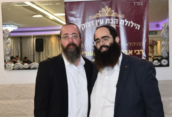 דוד יוסף חניה (מימין) ושמואל לוגסי 