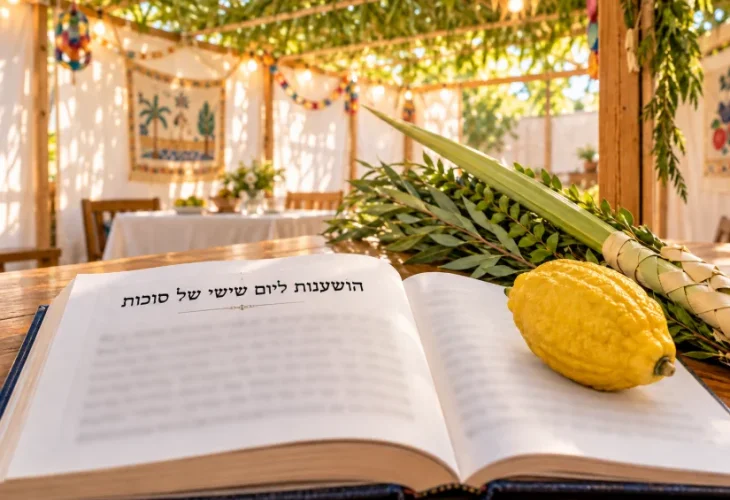 הושענות ליום השישי של סוכות: נוסח עדות המזרח