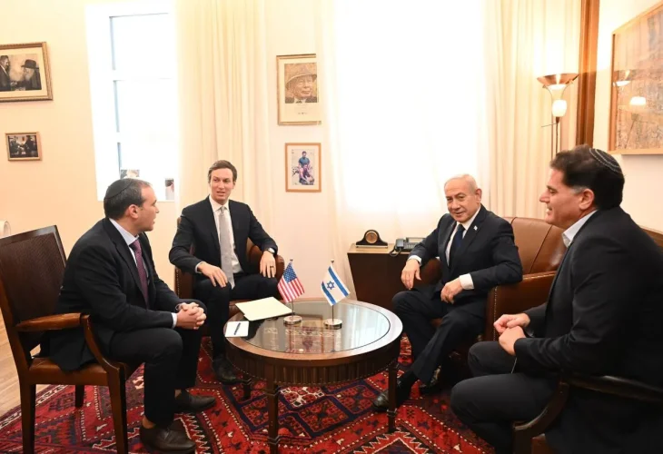 נתניהו וקושנר (צילום: חיים צח, לע״מ)