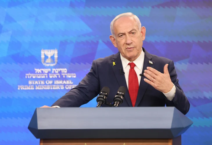 נתניהו (צילום: מארק ישראל סלם, פול)