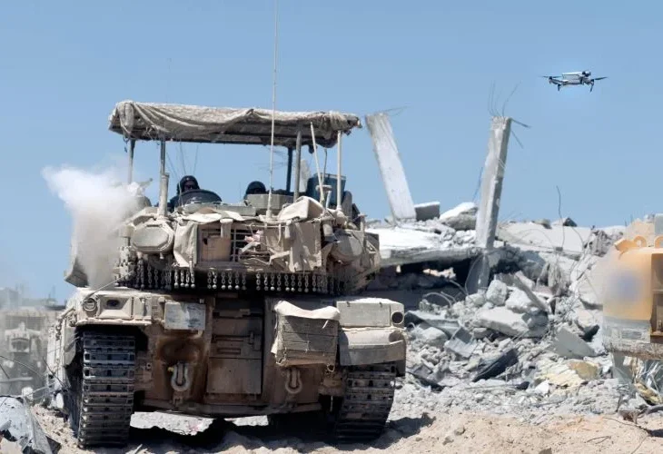 פעילות בצפון הרצועה (צילום: דובר צה"ל)