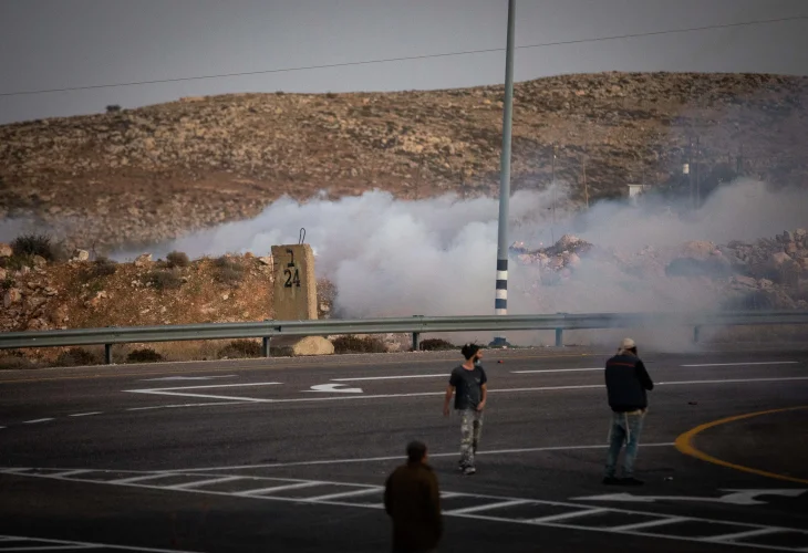 עימותים ביו״ש, ארכיון (צילום: יהונתן סינדל, פלאש90)