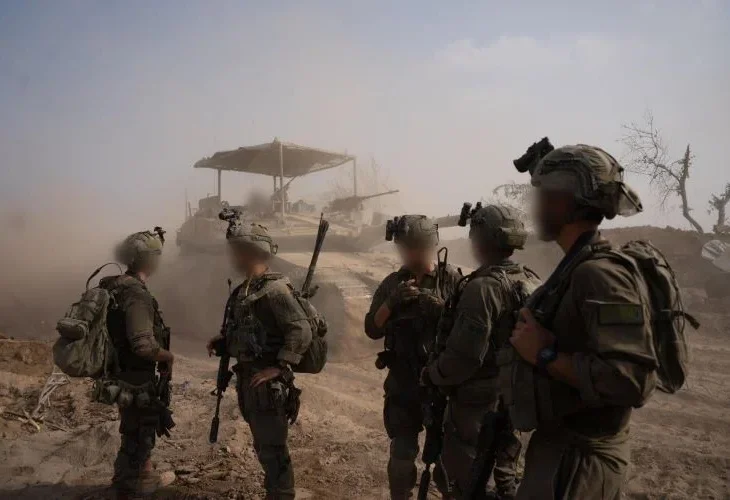 פעילות בפאתי העיר עזה (צילום: דובר צה"ל)