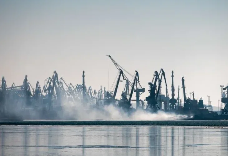 פיצוץ בנמל אודסה (צילום: שאטרסטוק)