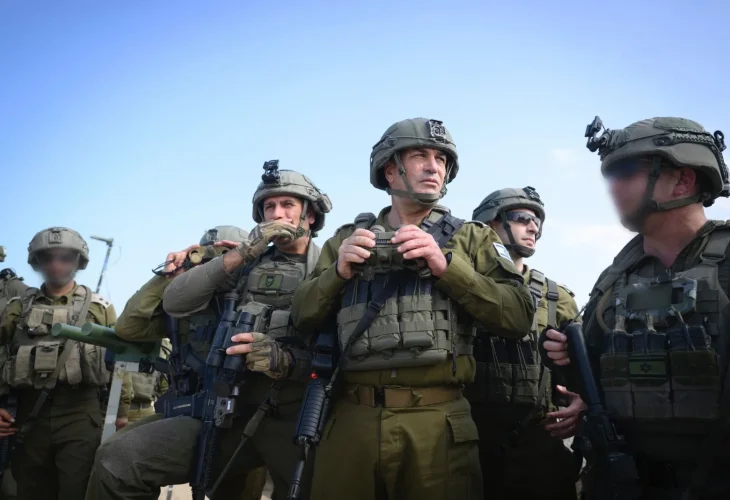 זמיר בעיר עזה (צילום: דובר צה״ל)