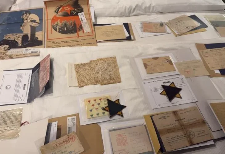 חלק מהפריטים שנמצאו (צילום: יח"צ - עמותת יד עזר לחבר)