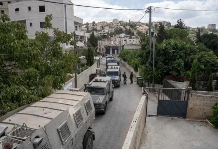 הפעילות בכפרים הפלסטינים (צילום: דובר צה"ל)