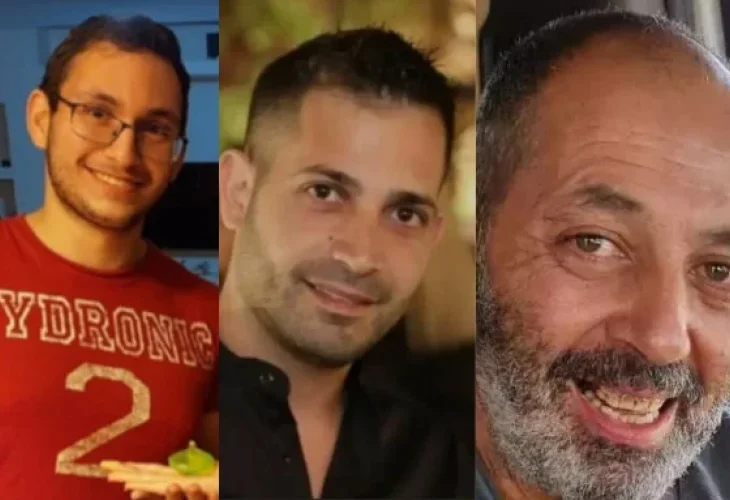 איתן לוי, אוריאל ברוך, תמיר נמרודי הי״ד (קרדיט: באדיבות המשפחה)