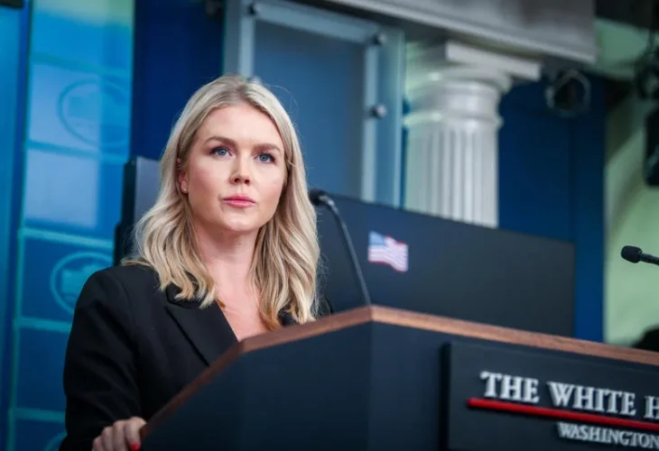 Karoline Leavitt (Arie Leib Abrams/Flash90)