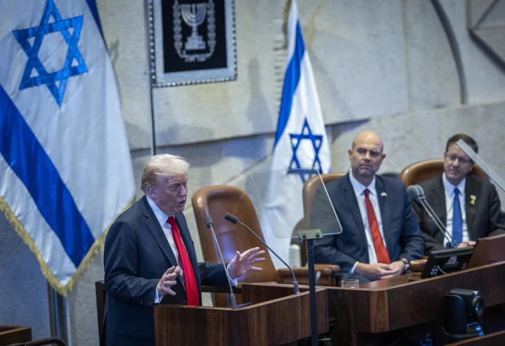 טראמפ (צילום: יהונתן סינדל, פלאש90)