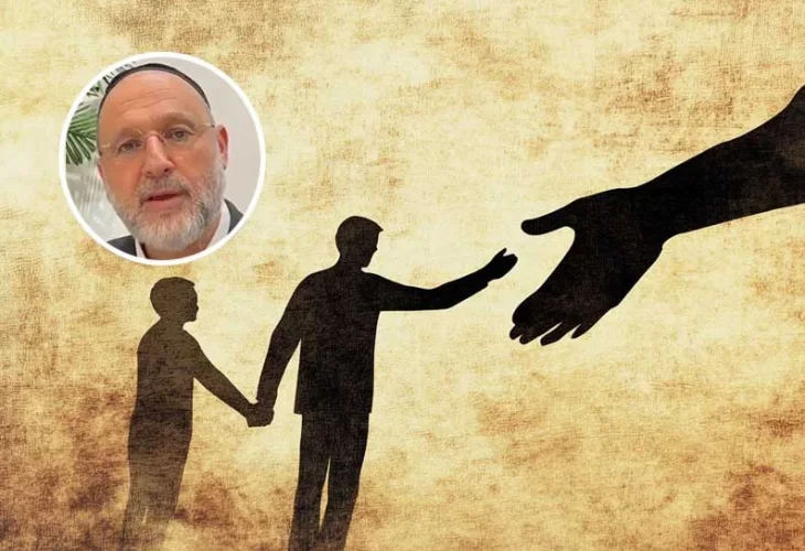 בעיגול: הרב ירון יצחקוב