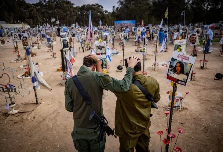 אתר הזיכרון ברעים, לפני שנה (צילום: יונתן סינדל, פלאש90)