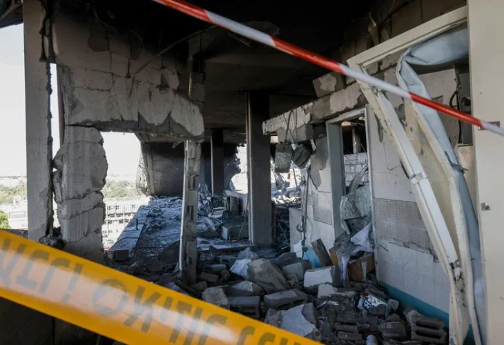 Soroka Hospital after Iran Strike (Flash90)