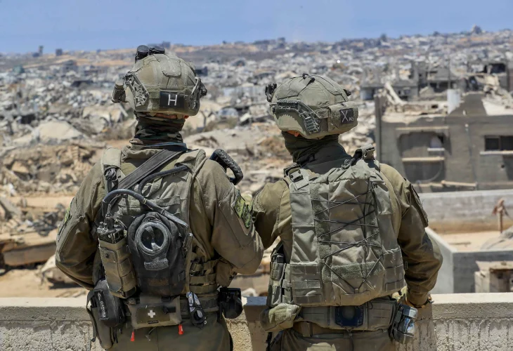 חיילי צה״ל בעזה (צילום: אורן כהן, פלאש90)