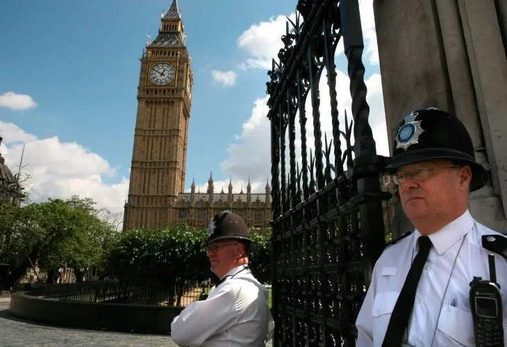 שוטרים בלונדון (צילום ארכיון: יוסי זמיר, פלאש90)