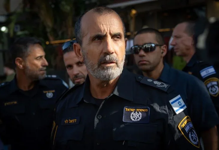 המפכ,ל דני לוי (צילום: יונתן סינדל,לאש90()