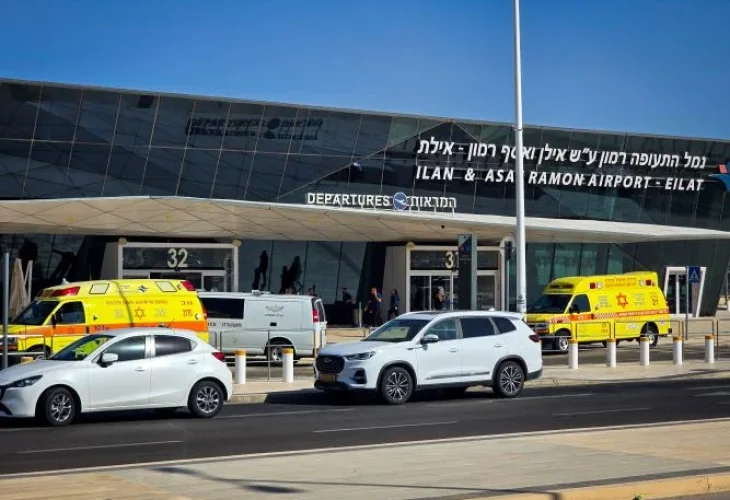 שדה התעופה רמון, אתמול (צילום: יהודה בן איטח, פלאש90)