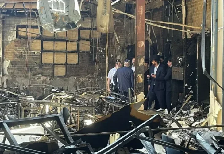 הצתת בית כנסת באוסטרליה, ארכיון (צילום: לפי סעיף 27א')