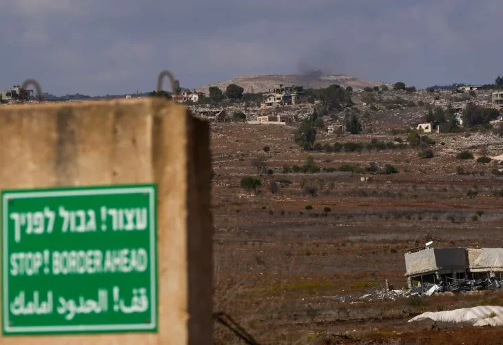 תקיפה בדרום לבנון (צילום: אייל מרגולין, פלאש90)