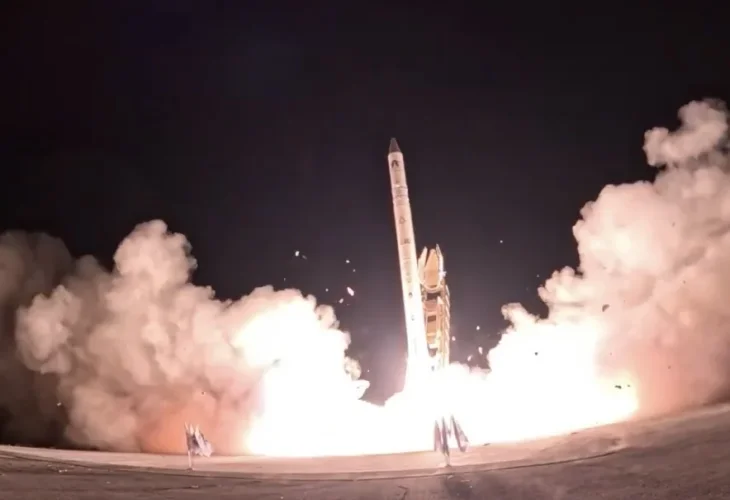 שיגור הלווין ״אופק 19״ (צילום: מולטימדיה מפא״ת, משרד הביטחון)