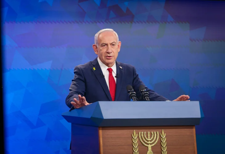 נתניהו (צילום: מארק ישראל סלם, פול)