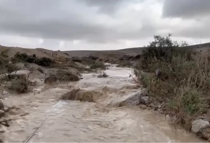 זרימה בנחל עיזים, (צילום: ג'מיל אטרש, רשות הטבע והגנים)