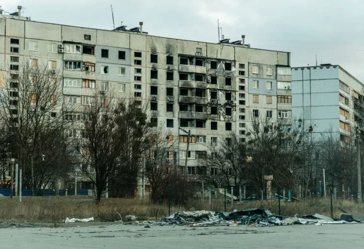 בניין שנפגע בחרקוב, אוקראינה. ארכיון (צילום: שאטרסטוק)