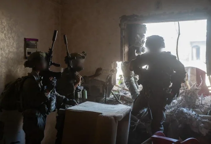 הכוחות בפעולה (צילום: דובר צה"ל)