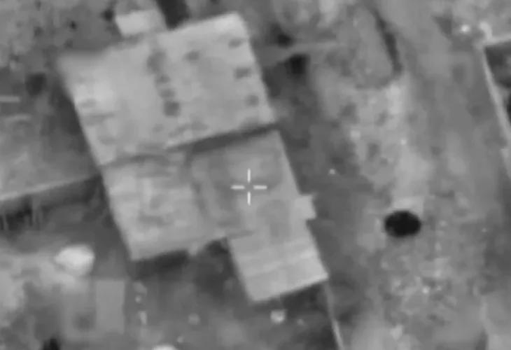 תיעוד מחיסול ראש ארגגון הטרור (צילום: דובר צה״ל)