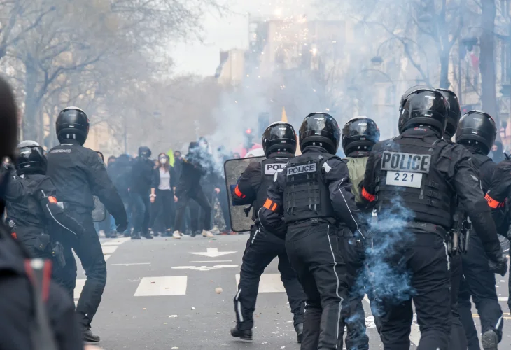 הפגנות בצרפת, ארכיון (קרדיט: shutterstock)