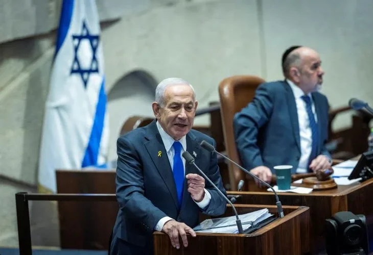 נתניהו, הערב (צילום: חיים גולדברג, פלאש90)