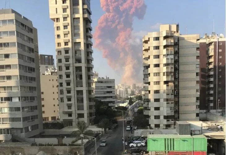 הפיצו בנמל בביירות (צילום ארכיון: לפי סעיף 27א')