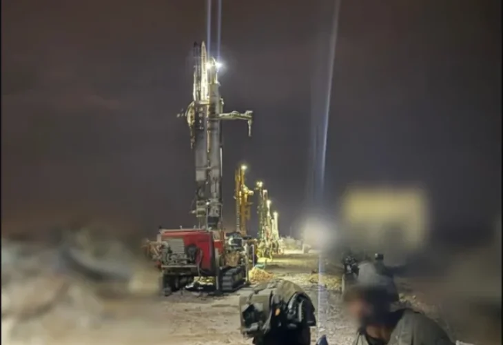 השמדת מנהרות ברפיח (צילום: דובר צה"ל)