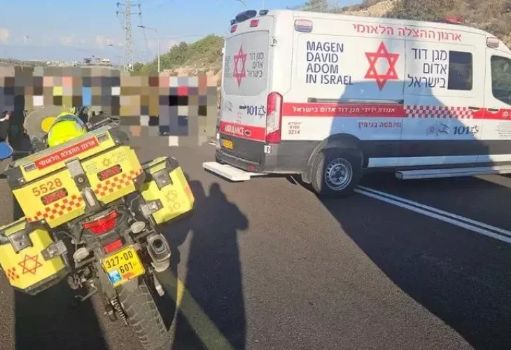 תיעוד מזירת הפיגוע (צילום: דוברות מד״א)