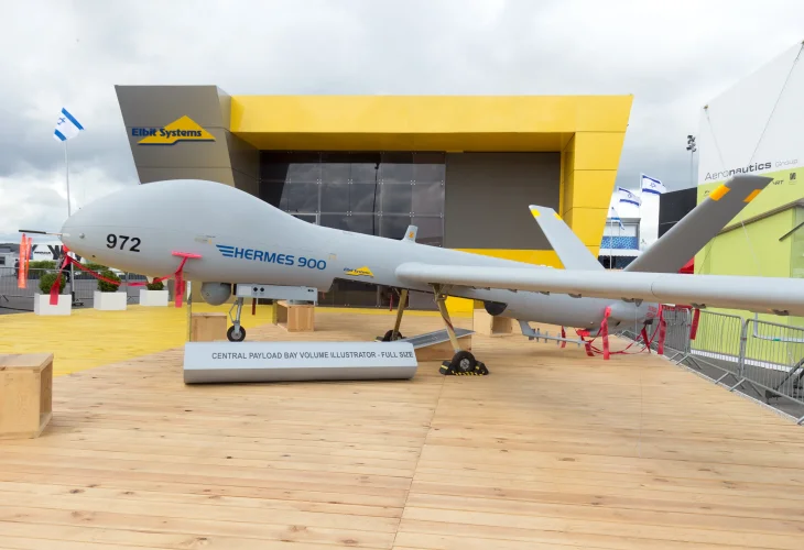 כלי הטיס הרמס 900 של אלביט מערכות (קרדיט: shutterestock)