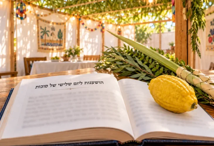 הושענות ליום השלישי של סוכות: נוסח עדות המזרח