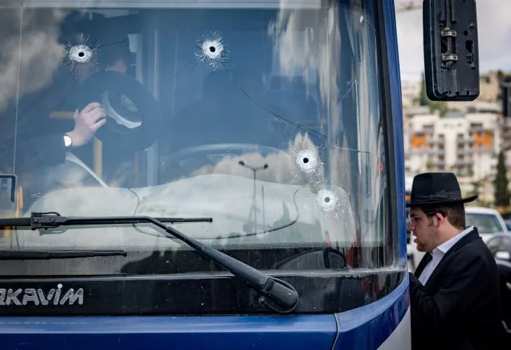 הפיגוע בירושלים (צילום: חיים גולדברג, פלאש90)