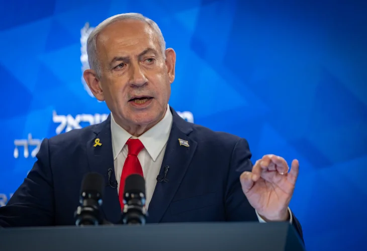 נתניהו (צילום: יהונתן סינדל, פלאש90)